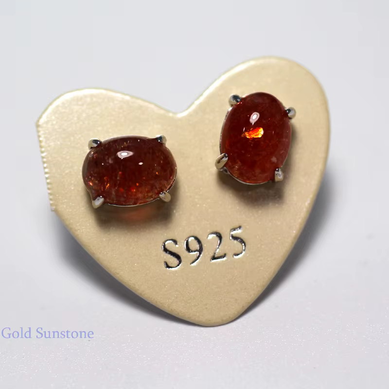 Meihan – boucles d'oreilles pour femmes, 6x8mm, pierres précieuses naturelles, en argent Sterling 92
