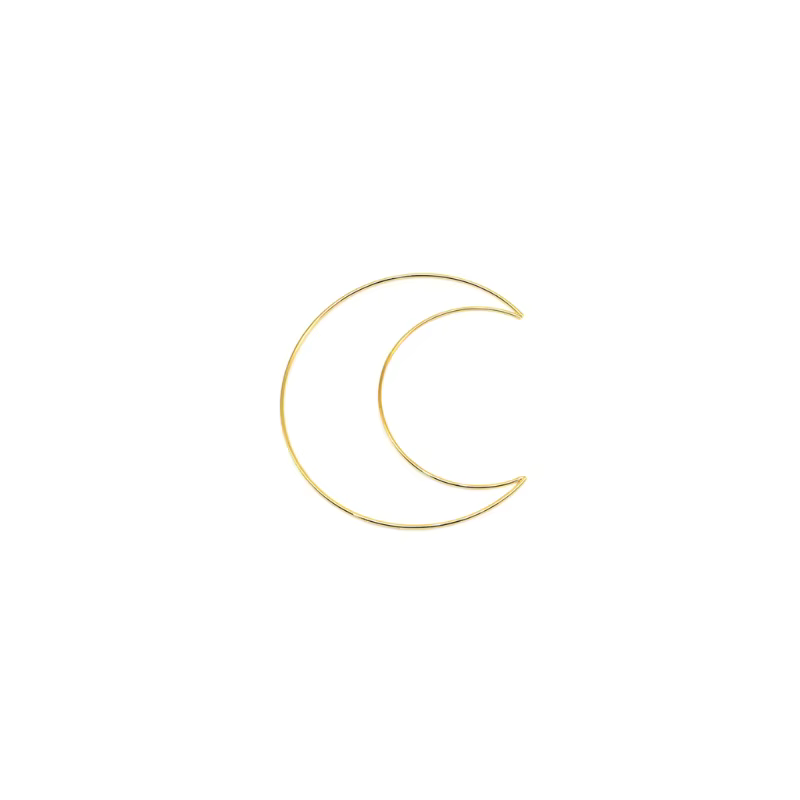 Cadre attrape-rêves, anneau circulaire, attrape-rêves fait à main, en métal, macramé, cerceau lune