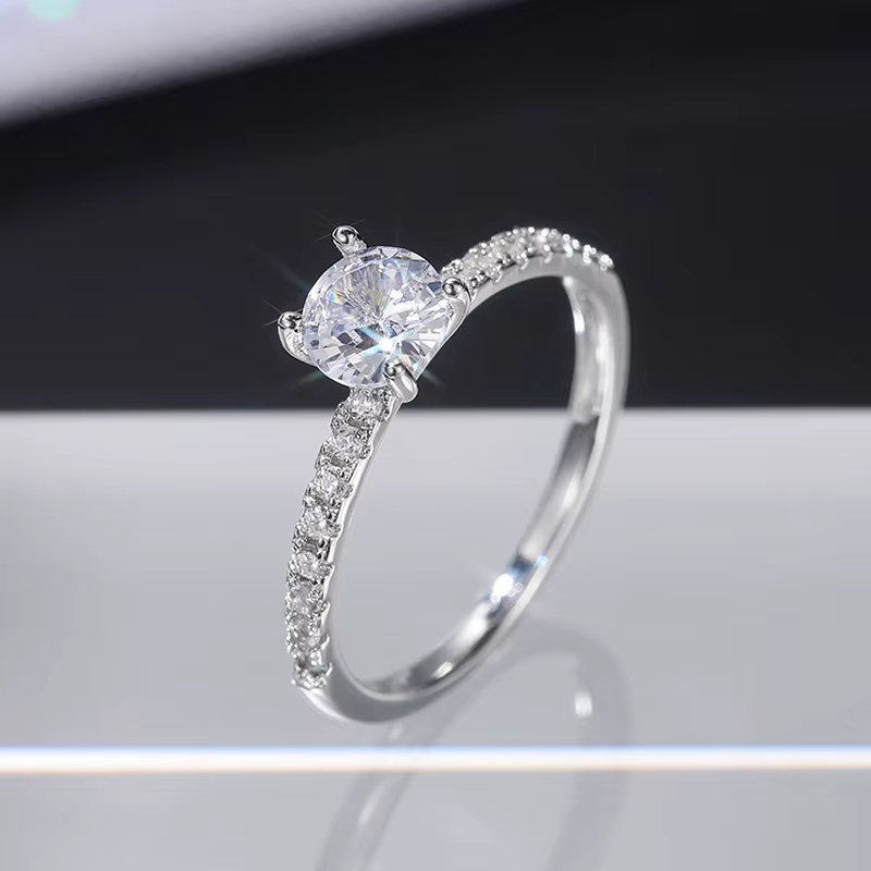 Bague en argent Sterling 925 pour femmes, fiançailles, mariage, cadeau du nouvel an, incrustation de