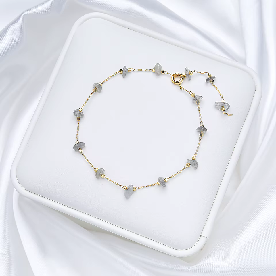 Bracelet en pierre naturelle tourmaline pour femme, ensemble de bijoux à la mode, bracelets de trava