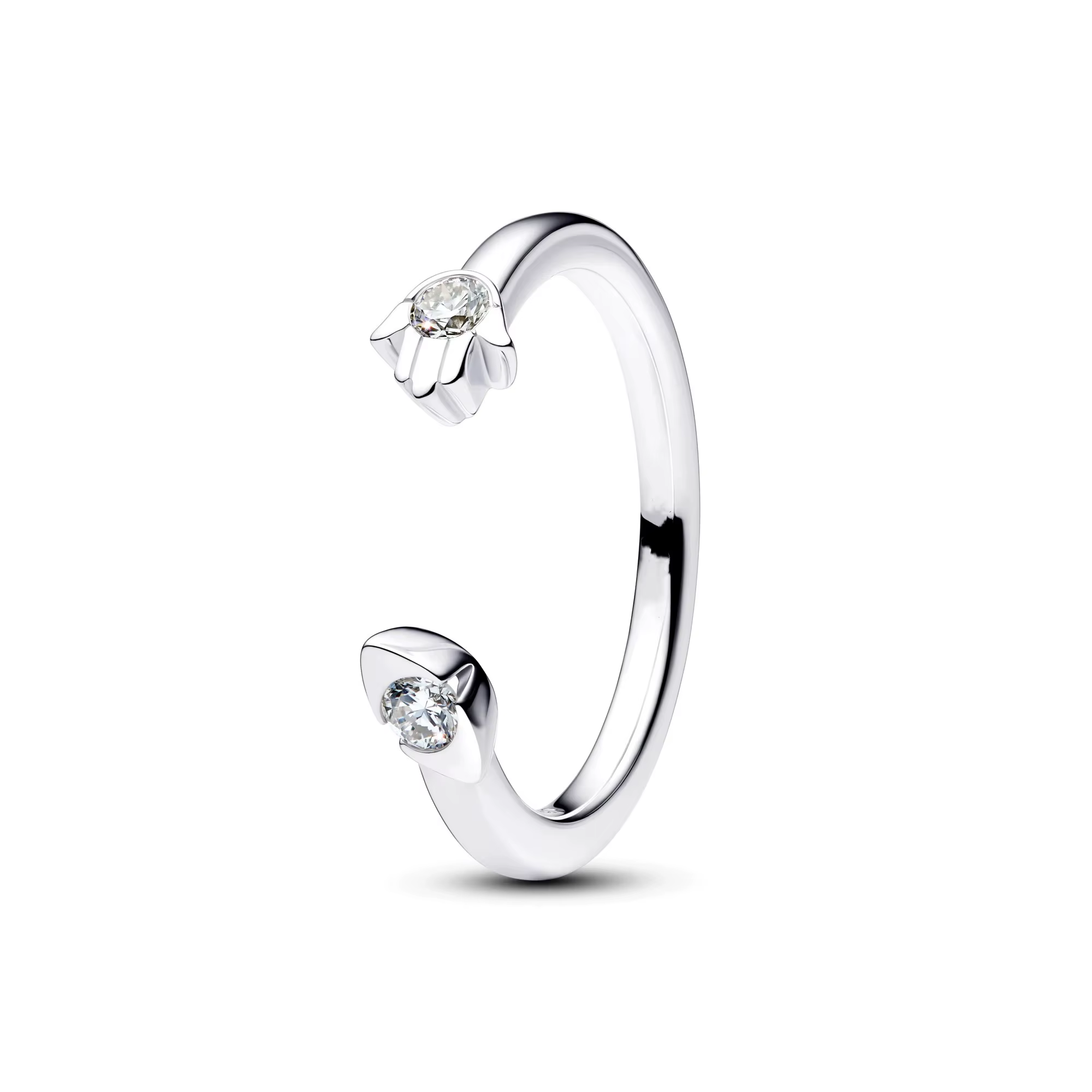 Bague « Maman » en argent sterling S925 avec fleur et zircon, cadeau de luxe pour la fête des mères,