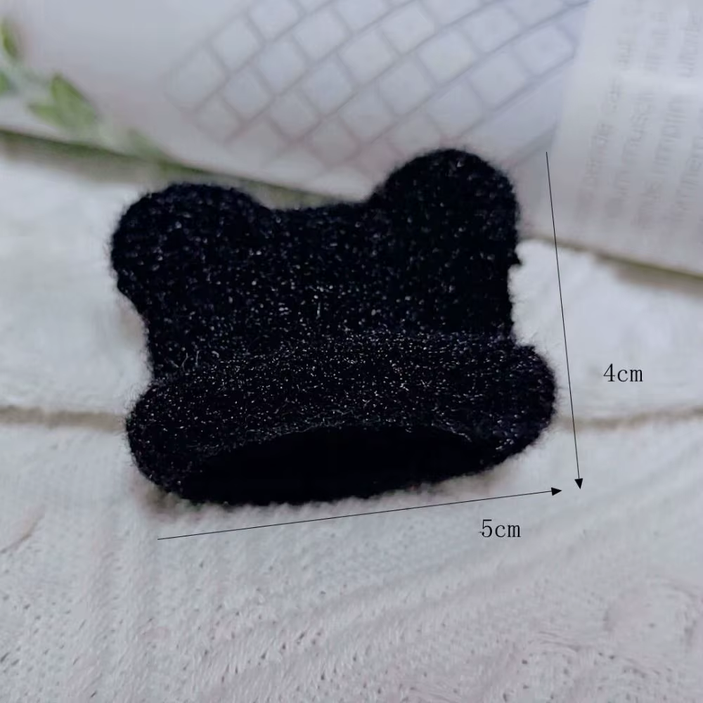 Accessoire de bijouterie pour cheveux, mini-chapeaux tricotés, mini-casquettes décoratives colorées 