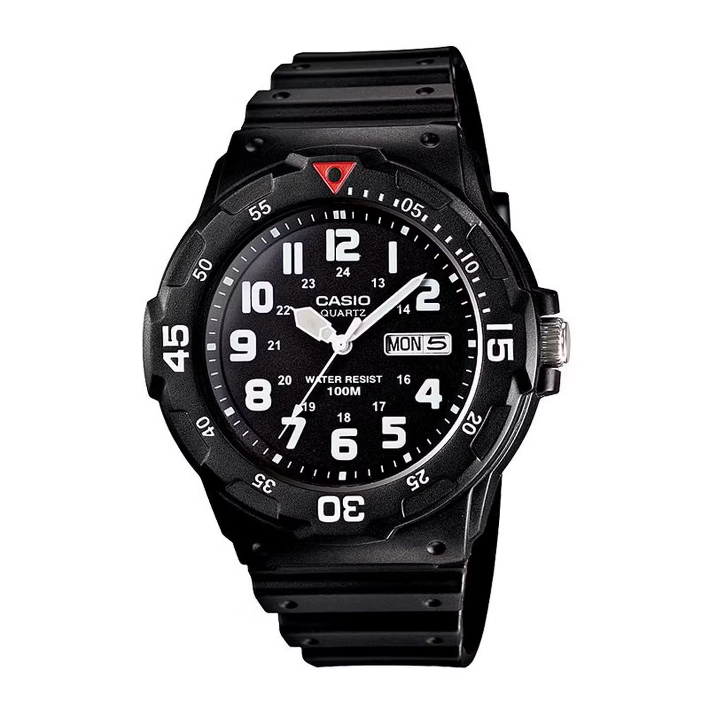 Série Casio MRW200H |   Montre analogique unisexe |   100M WR |   Boîtier en acier inoxydable |   3 