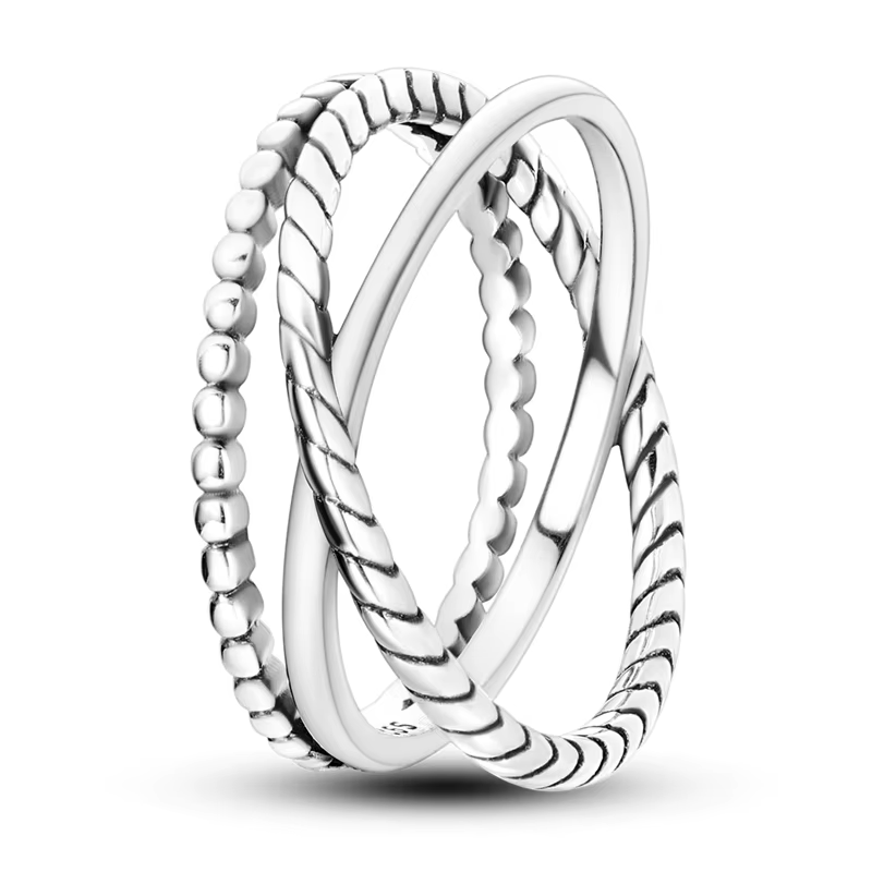 Bague de mariage en Zircon brillant, bague Simple originale en argent 925 pour femmes, bagues empila