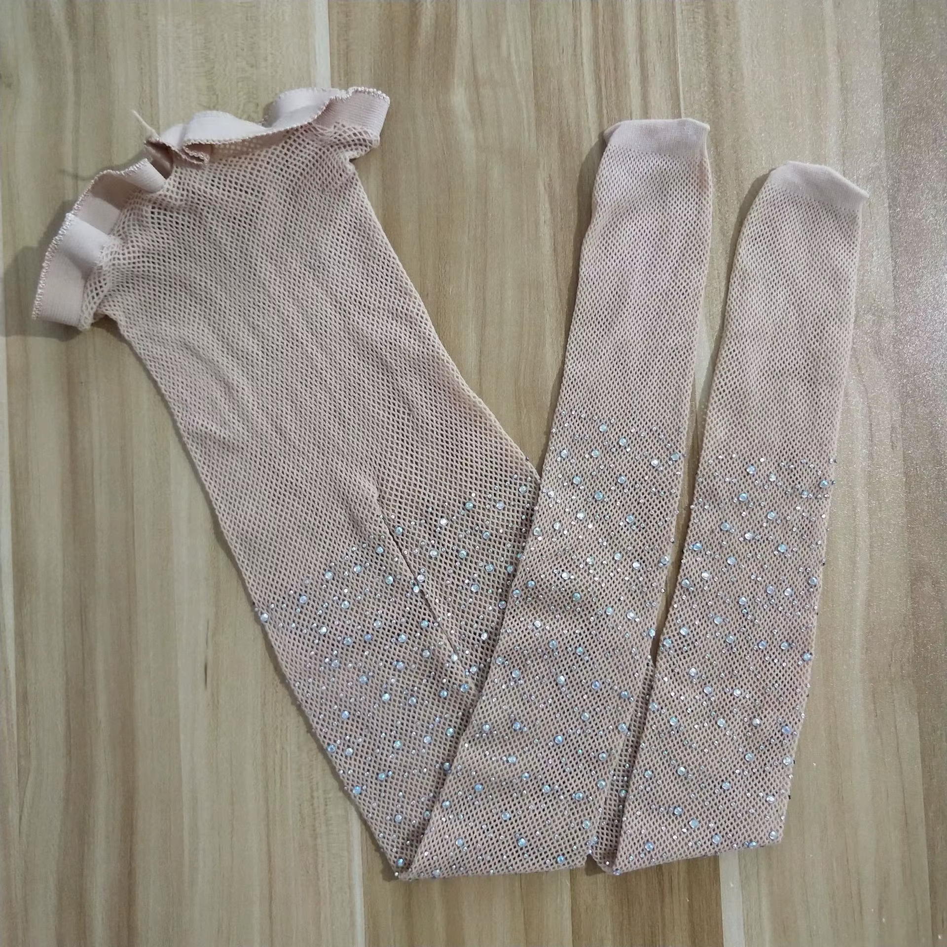 Filles collants enfants collants scintillants taille haute collants strass résille bas enfant en bas