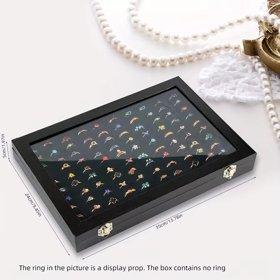 Boîte de présentation à grande capacité avec couvercle, présentoir à bijoux pour boucles d'oreilles,