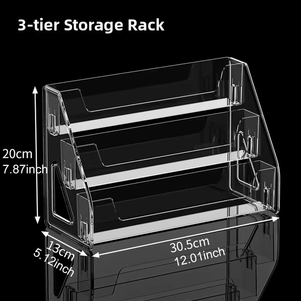 Présentoir de rangement transparent pour cartes, cartes de vœux, bijoux, cartes étoiles, pour fleuri