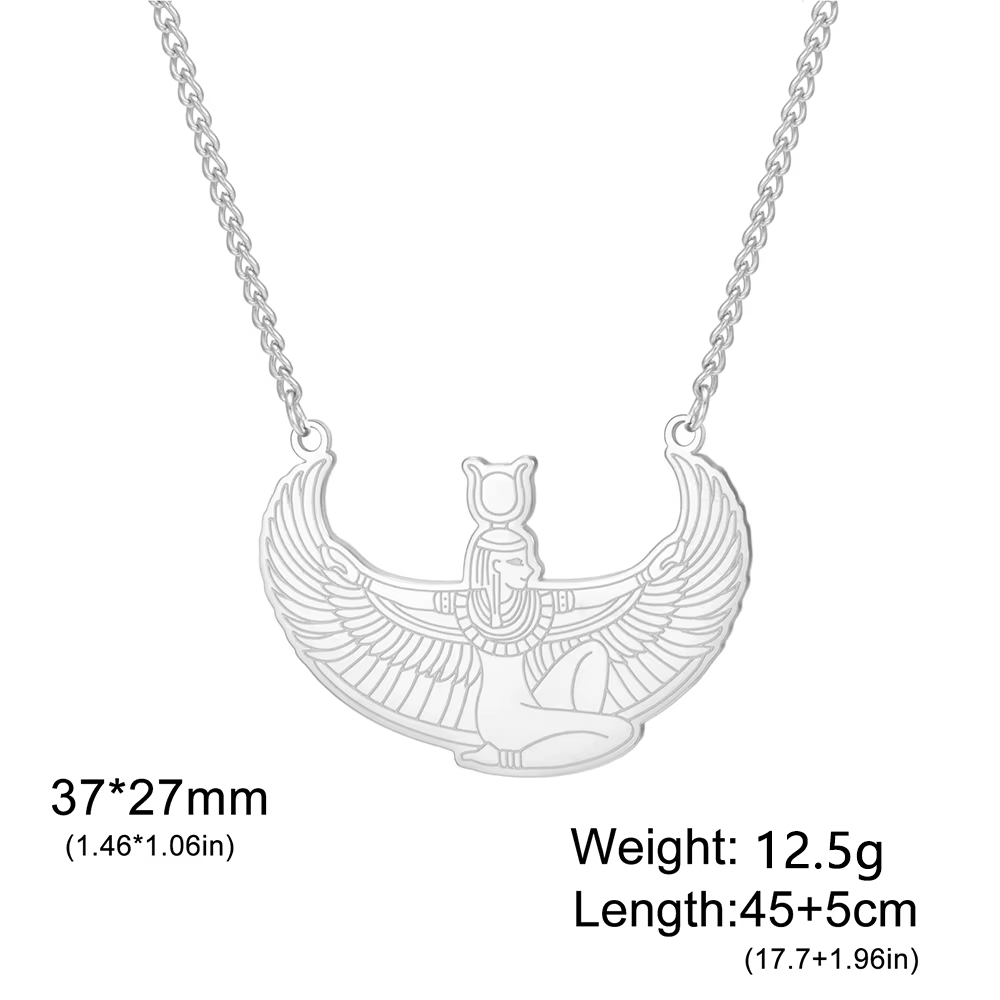 HIPEE Ankh croix déesse égyptienne Isis boucles d'oreilles egypte ancienne Protection grecque amulet