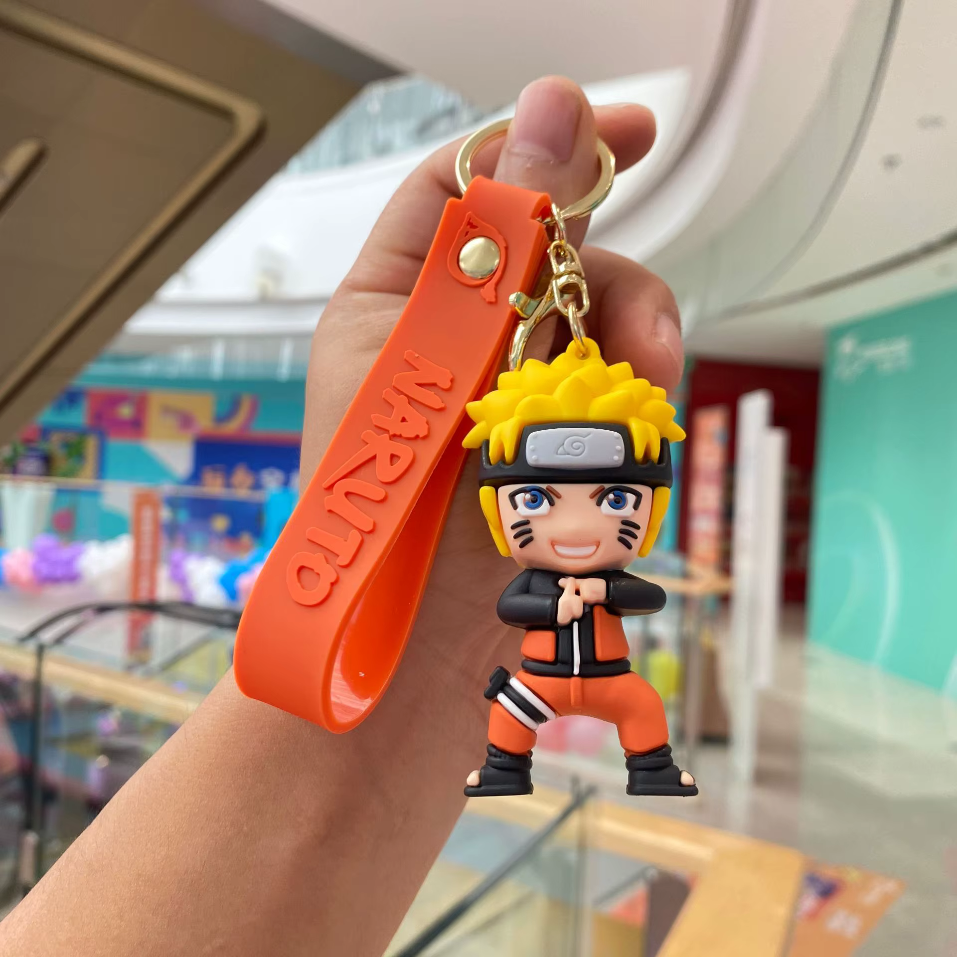 Porte-clés Naruto Anime — Porte-clés figurine 3D mignonne Naruto, Sasuke, Itachi, Kakashi, Minato et