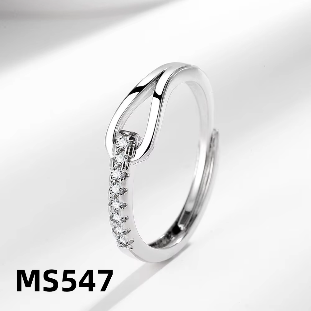 Bague en argent Sterling 925 pour femmes, haut de gamme, diamant complet, Design creux, en forme de 