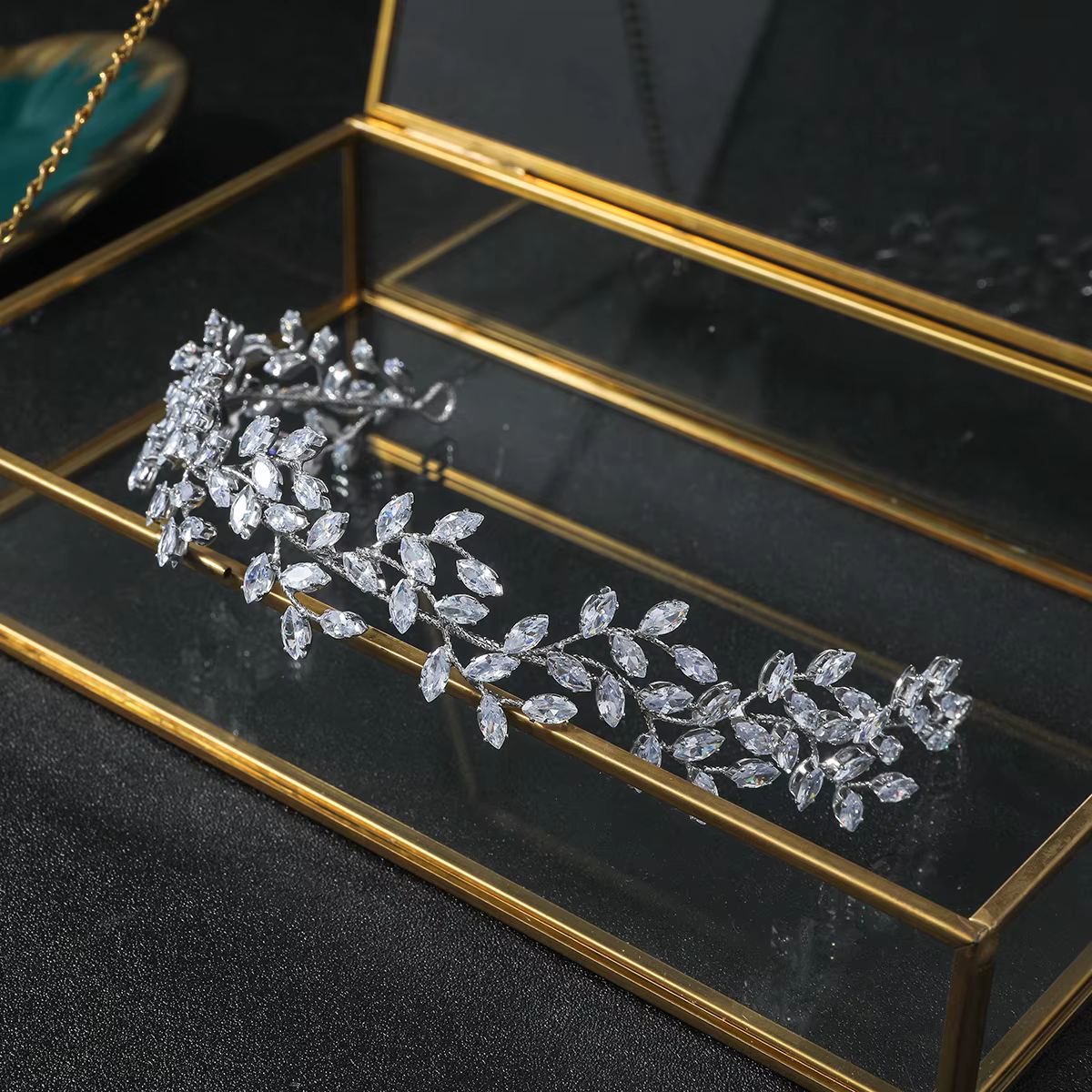 Bandeaux de mariée, accessoires de bijoux de cheveux de mariage, couronne diadème de mariée en perle