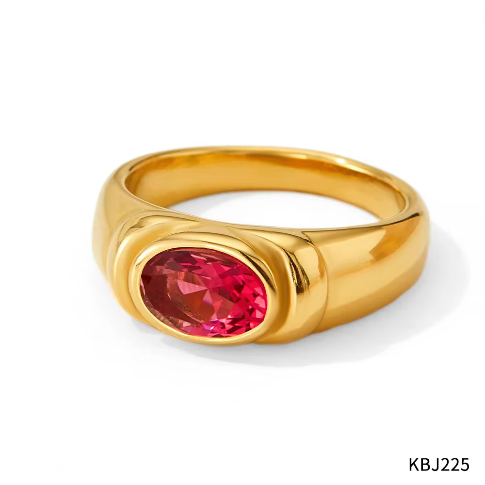 Bague en pierre naturelle imperméable pour femmes, Vintage, couleur or, Aventurine, réglable, bijoux