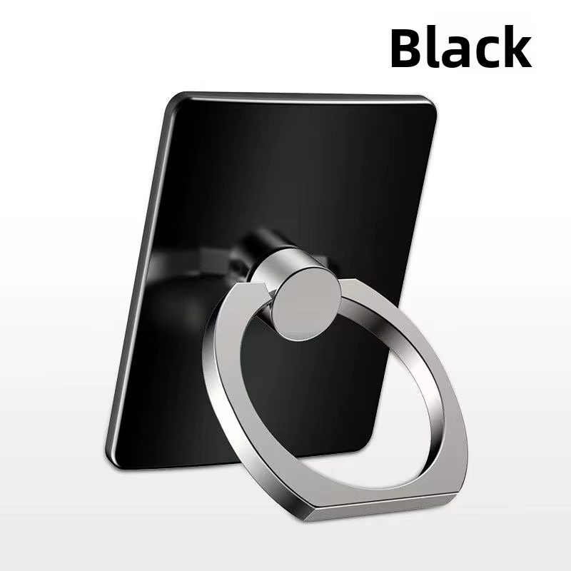 Support à bagues classique de couleur pure |   Sécurité 360 °   Support de téléphone rotatif