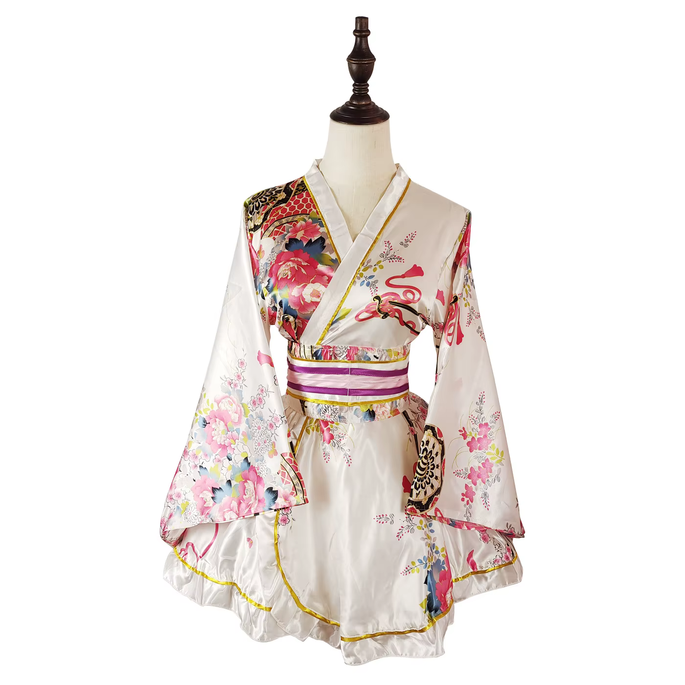 Kimono, costume traditionnel japonais pour femmes, robe Sakura Yukata Haori, costumes japonais Kawai