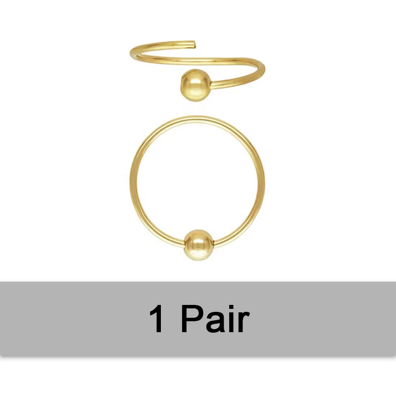 Boucles d'oreilles créoles en or rempli 14K de 12 mm, bijoux en or, boucles d'oreilles créoles, Brin