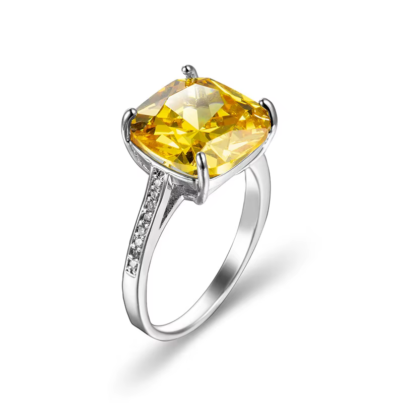 Bague de mariage en argent regardé 925 pour femme, bague de fiançailles bleue nar, bague de promesse