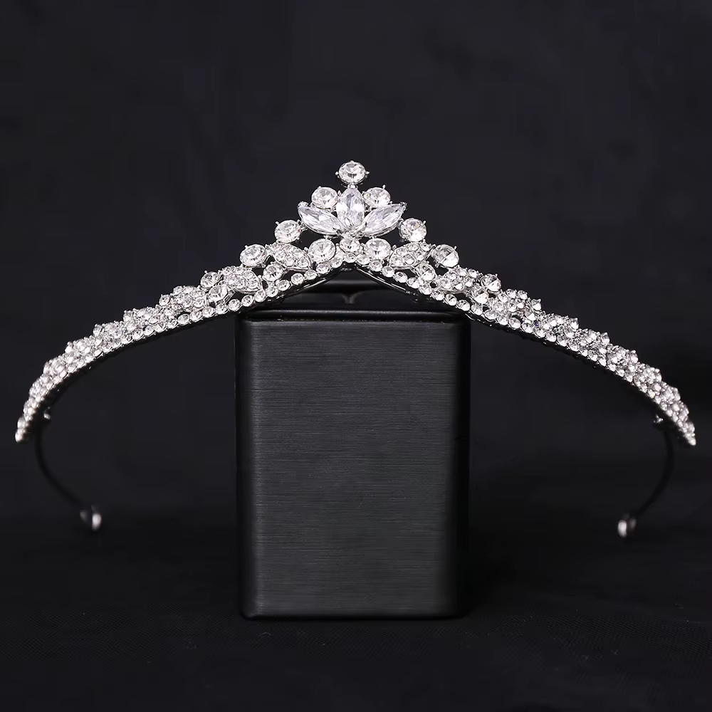 Diadèmes et couronnes de princesse pour femmes et filles, diadème de mariée en zircon pour fête d'an