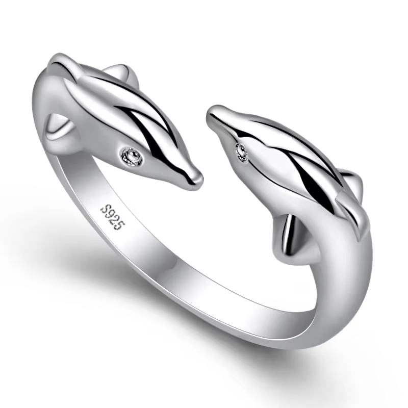 Bague DolDave en argent regardé 925, simplicité, mode exquise, bijoux pour petite amie, accessoires 