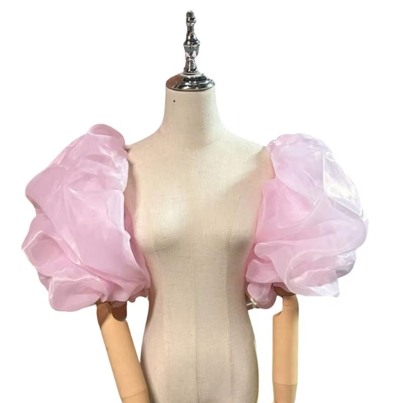 Couvre-bras à manches bouffantes élastiques 39BD, pour tenue mariée, accessoires déguisement pour év