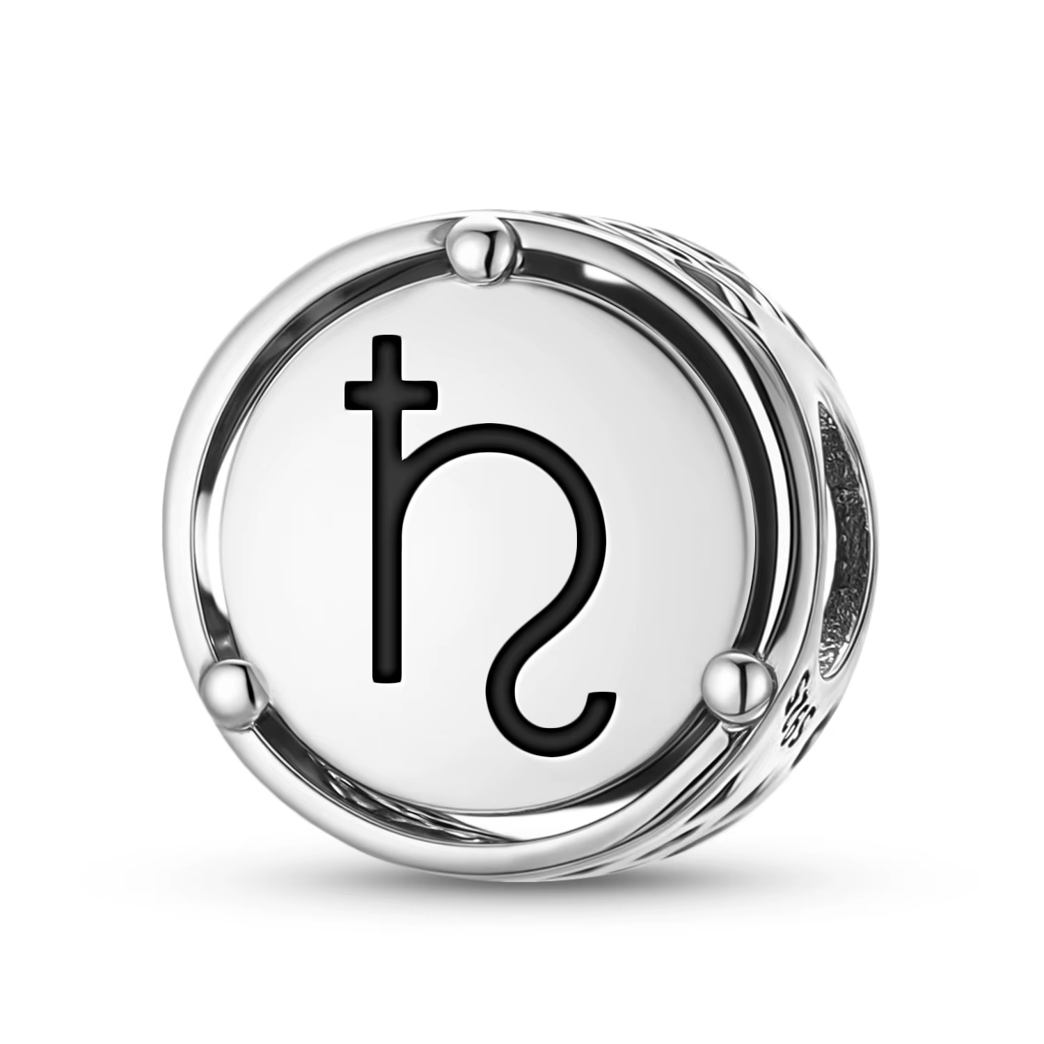 Breloque symbole en argent Sterling 925 pour astrologie saturne, adaptée au Bracelet Original, acces