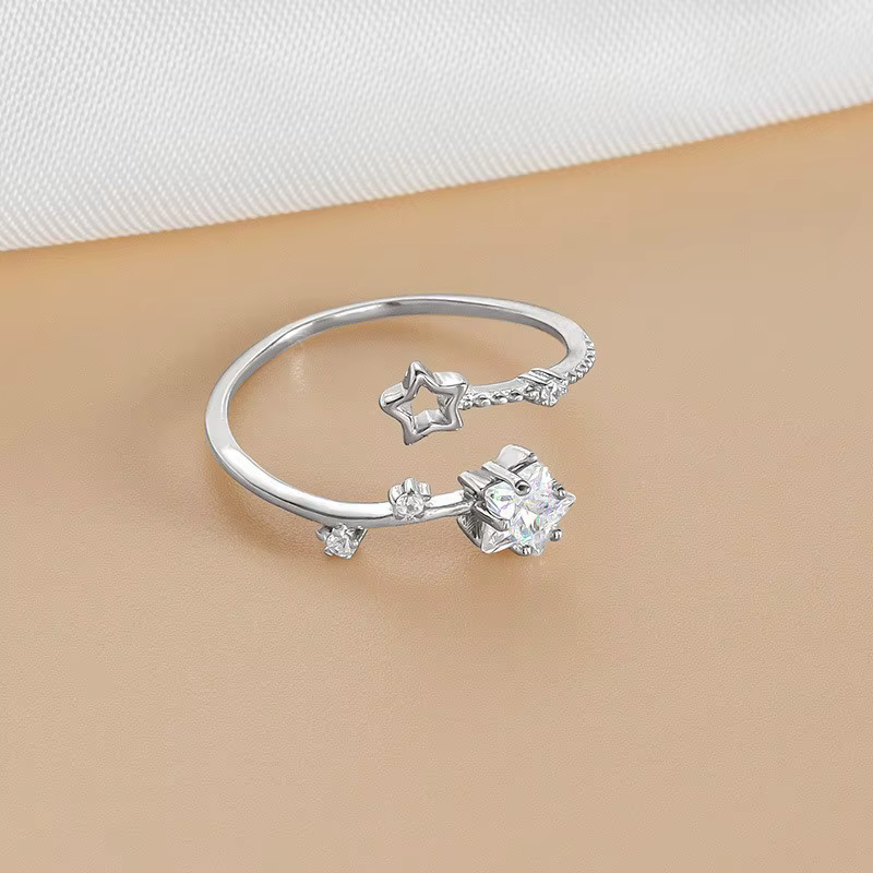 Bagues en argent 925 classiques brillantes avec zircon pour femmes, bijoux en argent sterling pour m