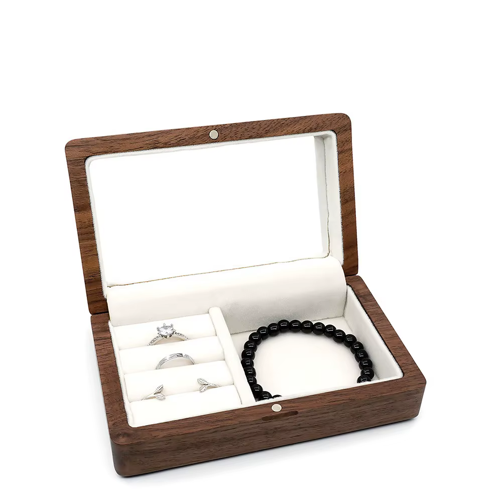 Boîte de rangement portable haut de gamme pour bijoux, présentoir de voyage, anti-poussière, pour bo