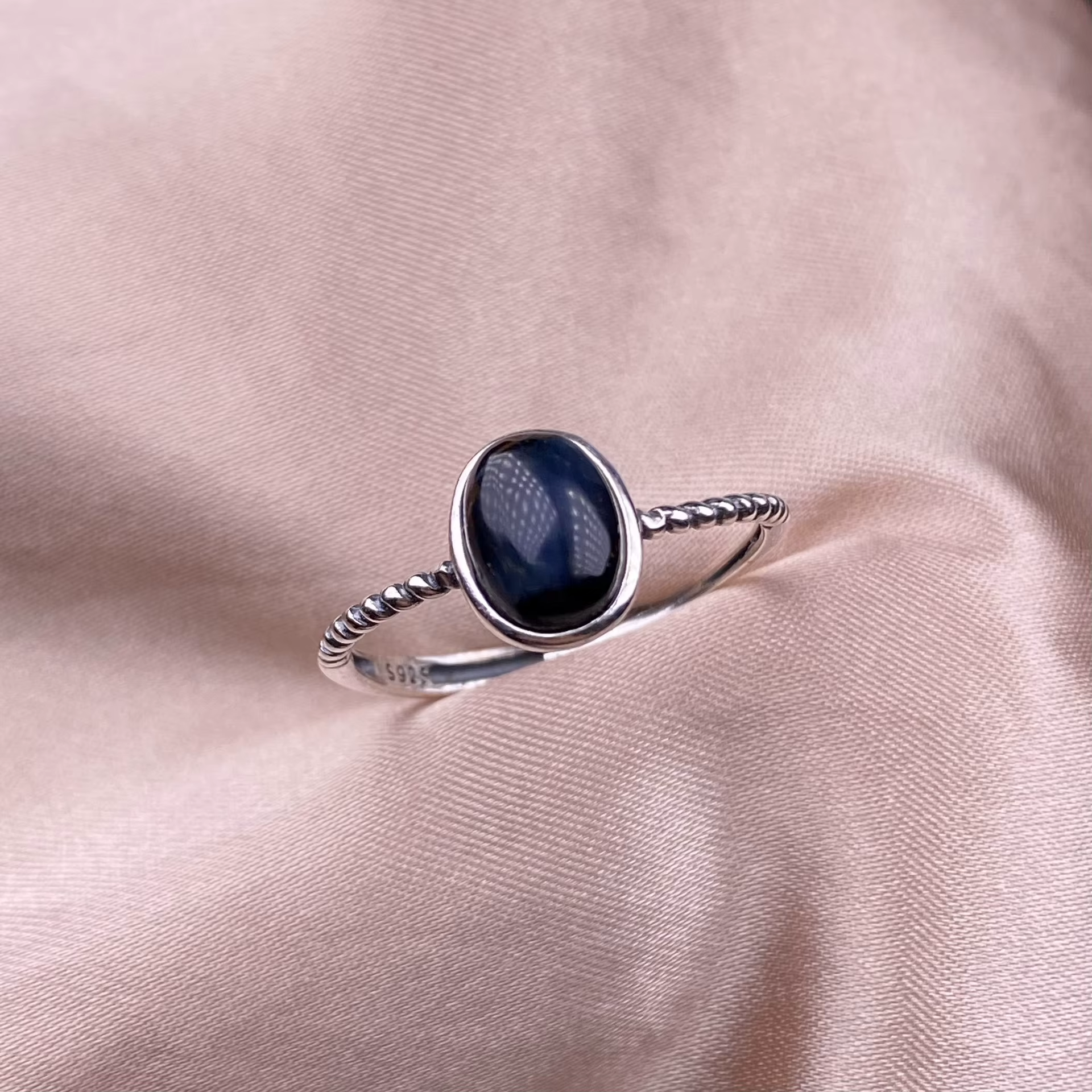 Bague incrustée en argent regardé s925 pour femme, aigue-marine naturelle, bijoux de fête, accessoir