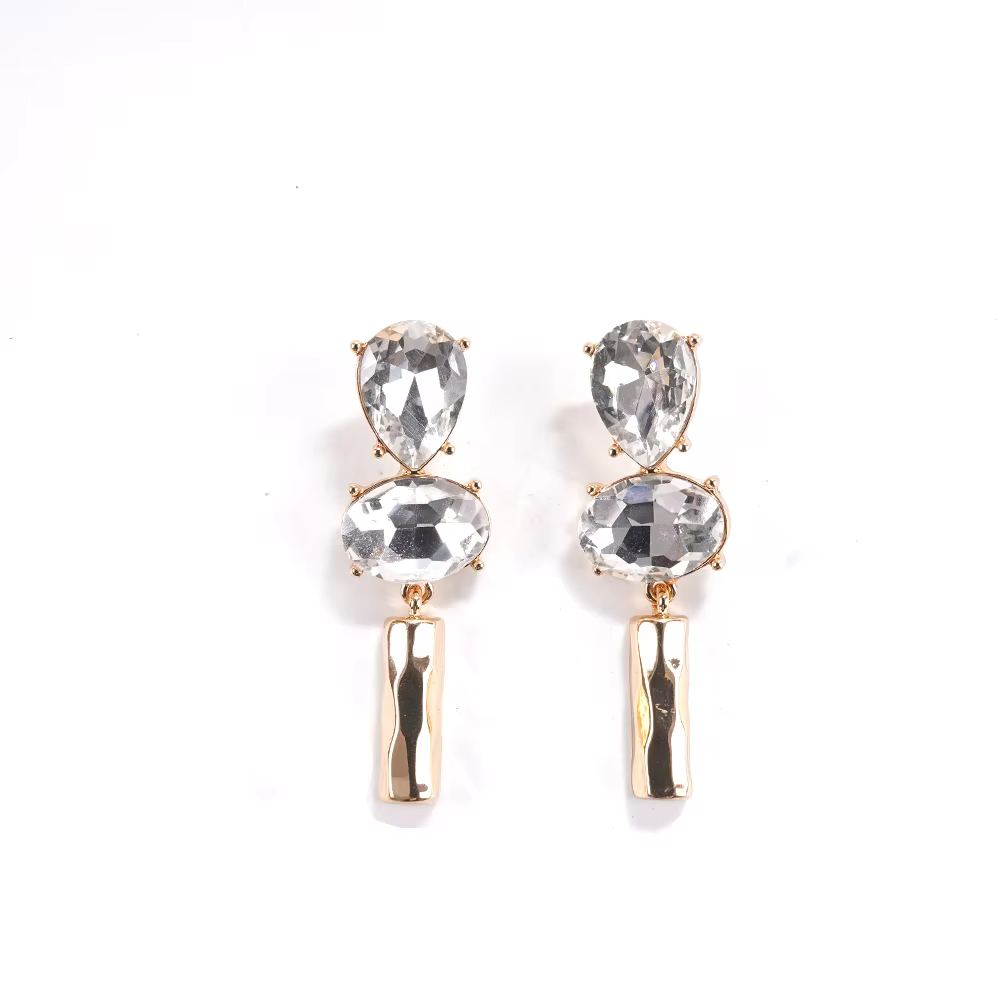 Boucles d'oreilles en or martelé (Glam Moderne) – Bijoux tendance parfaits pour les brunches et les 