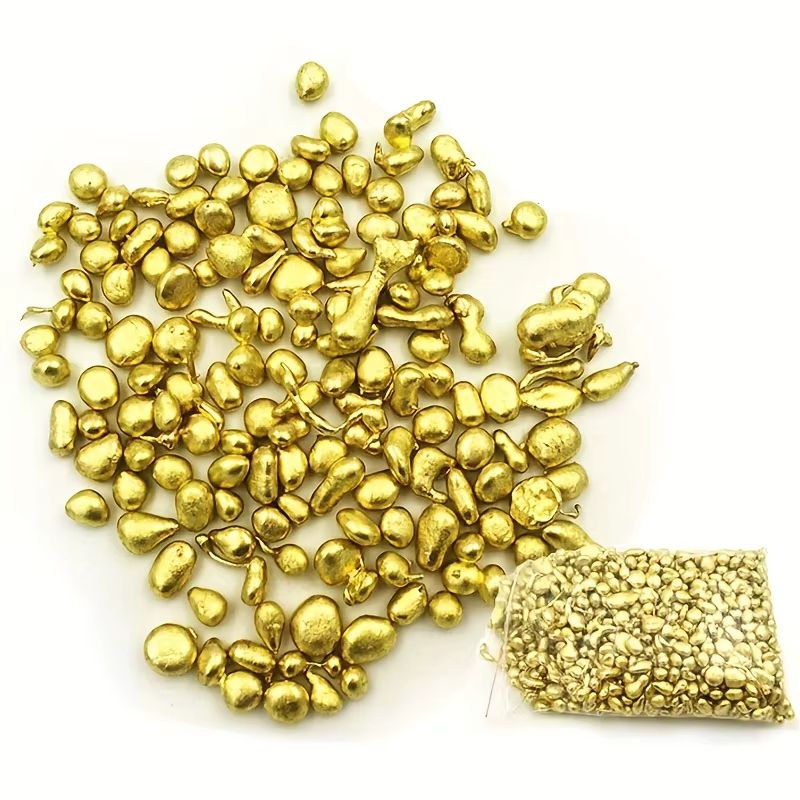 Nuggets de moulage en laiton pour bijoux, Kit d'artisanat en métal sans ternissement, bagues, penden