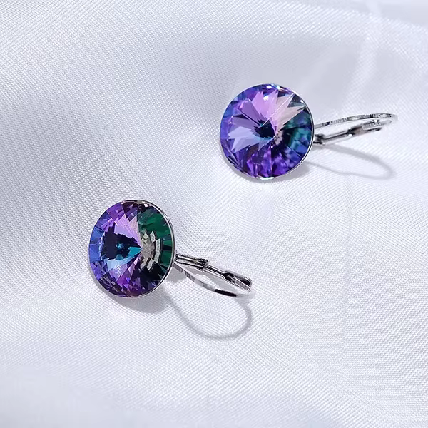 Boucles d'oreilles Bella pour femmes, couleur argent 1 #