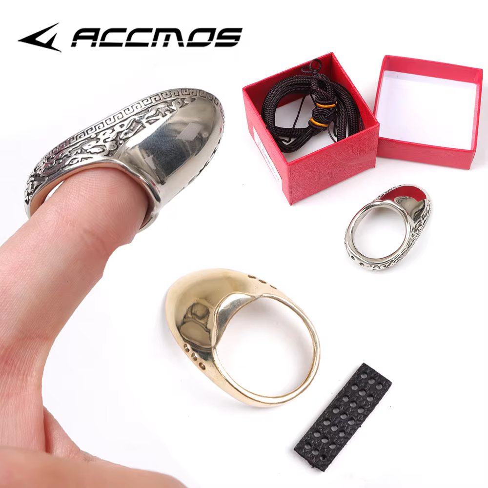 Anneau de protection pour main et doigt, accessoire de chasse pour tir à l'arc