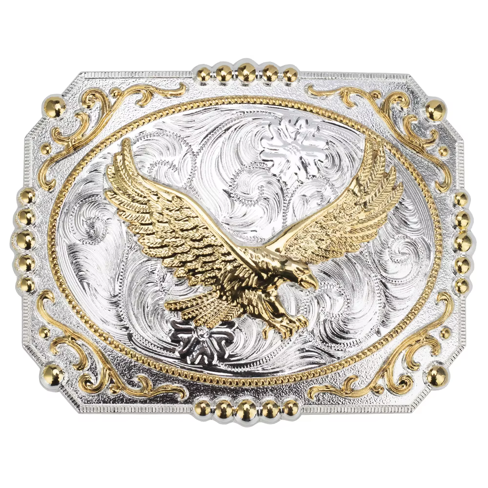 Cowboy à grande boucle de ceinture Golden Eagle