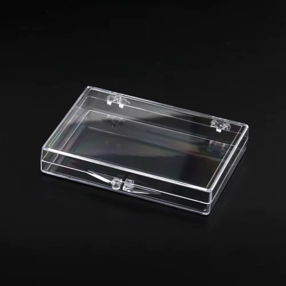 Boîte de rangement en acrylique transparent, vitrine pour bijoux/monnaie/cartes postales, organisate