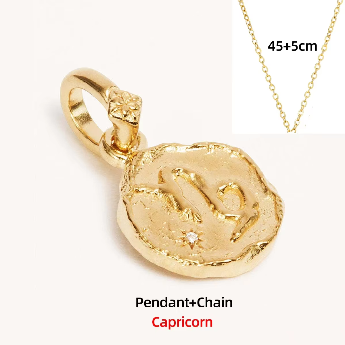Pendentif symbole 12 Constellations en acier inoxydable, collier avec signe étoile géométrique pour 