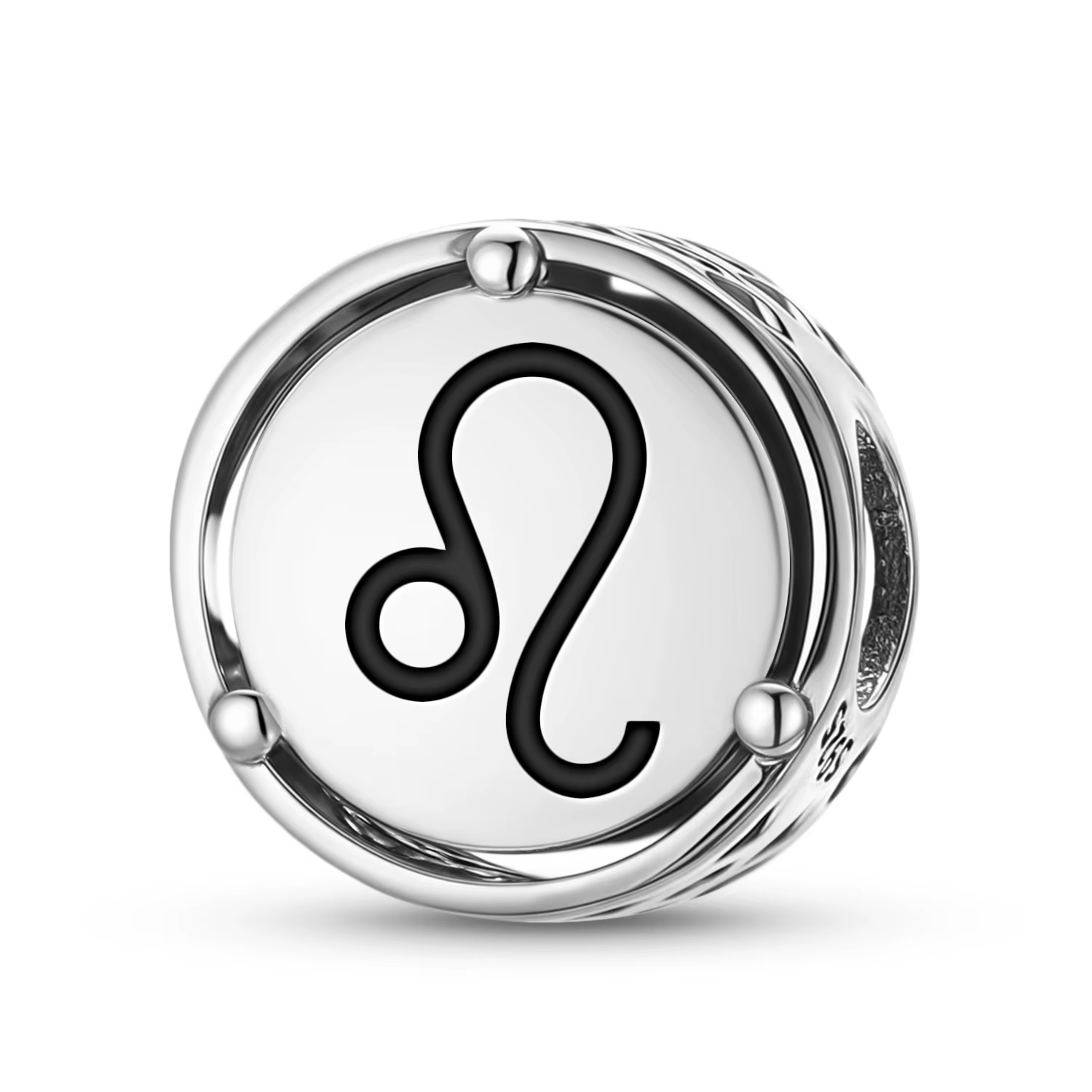 Breloque symbole en argent Sterling 925 pour astrologie Leo, adaptée au Bracelet Original, accessoir