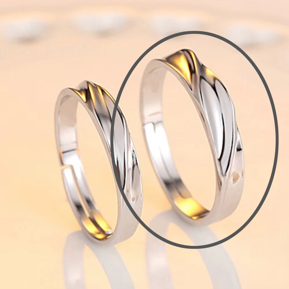 Bague torsadée unisexe simple de luxe en argent sterling 925 pour femmes, cadeaux de mariage, bijoux