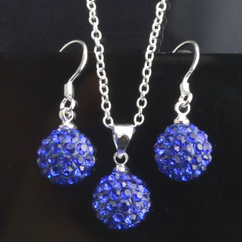 Ensemble de bijoux de mariée en argent Sterling 925 pour femmes, 11 couleurs, prix d'usine, ensemble