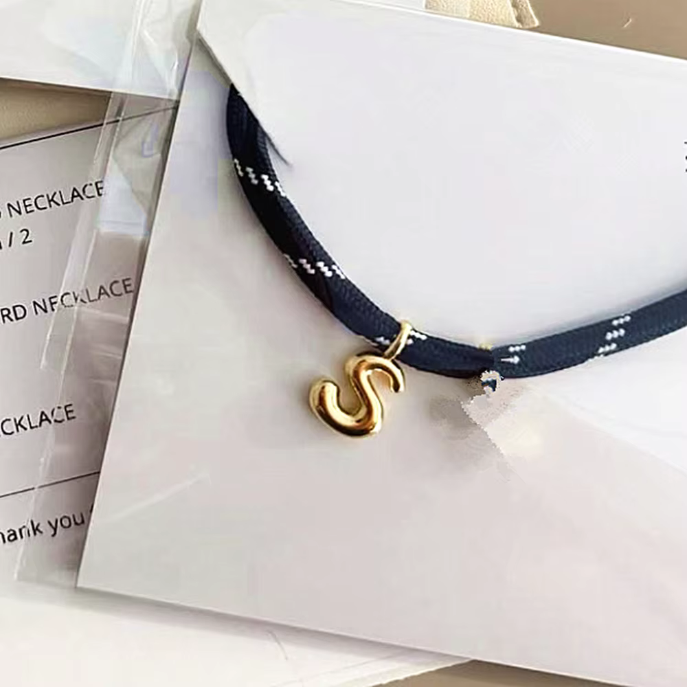 Collier bohème en or pour femmes, corde épaisse, bijoux personnalisés, cadeau de vacances, chaîne av