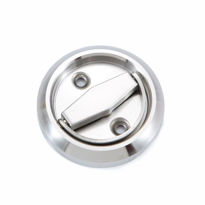 Poignée de porte de meuble en acier inoxydable 304, anneau Invisible, poignée de porte secrète intég