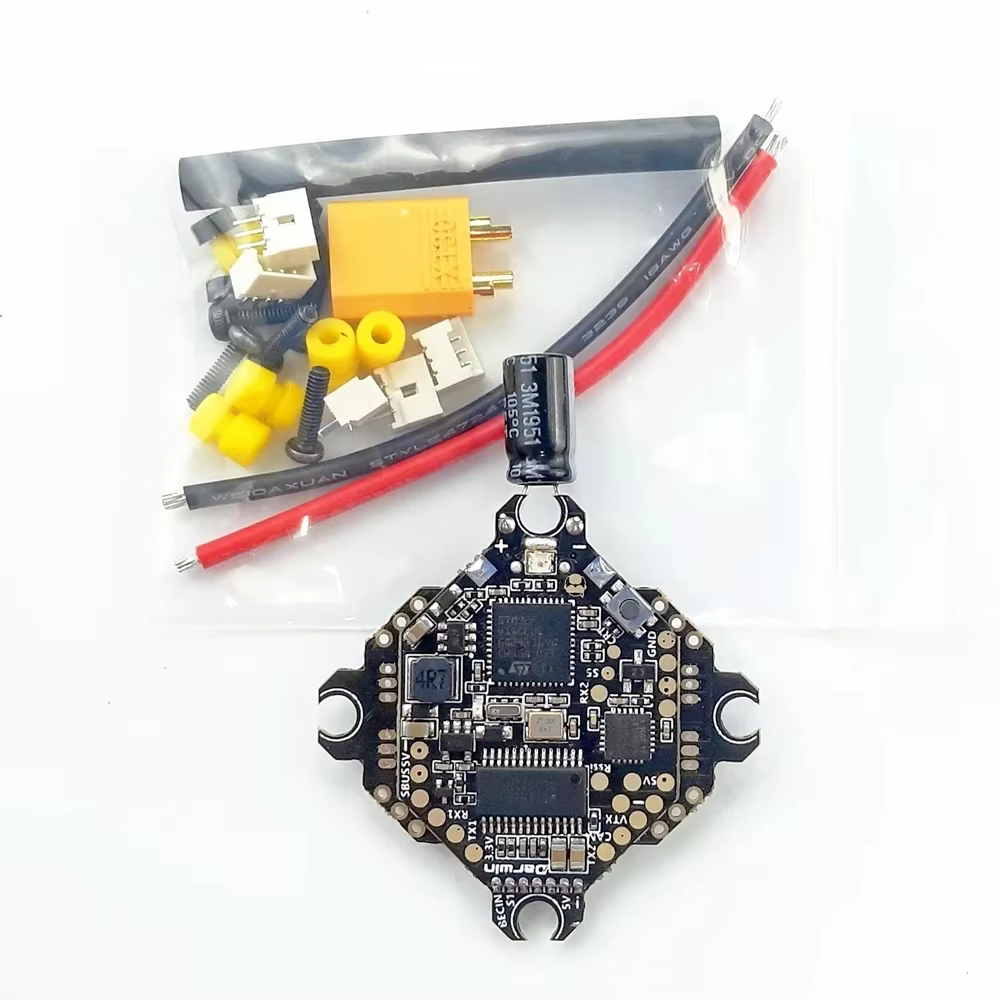 Contrôleur de vol DarwinFPV F411 AIO Whoop Blheli_S Betaflight F4 15A OSD BEC BL_S 1-3S ESC 4-en-1 p