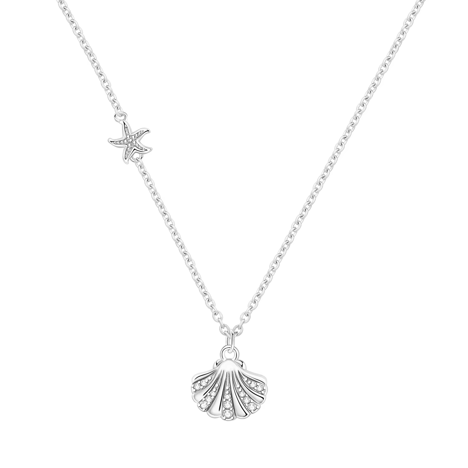 Orstarry – collier en argent Sterling 925 avec pendentif étoile de mer et perle, cadeaux d'anniversa