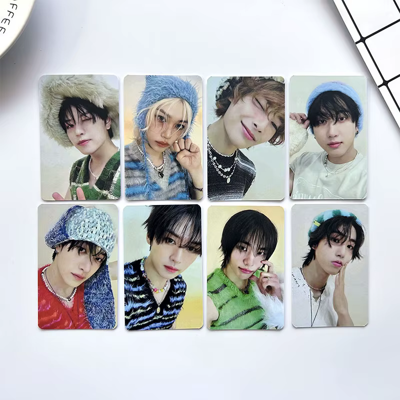 8 pièces/ensemble groupe Kpop nouvel Album ATE LOMO carte haute qualité HD Photo impression à collec