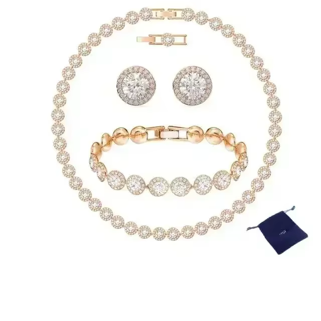Parure de bijoux de luxe exquise pour femme 2026 – Ensemble simple et élégant, essentiel pour couple