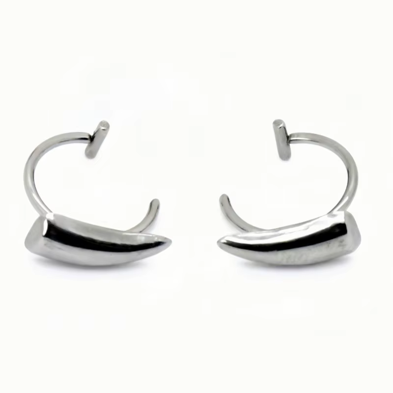 Anneau à lèvres gothique réglable en acier inoxydable, Clip à lèvres Non Piercing, Punk pour accesso