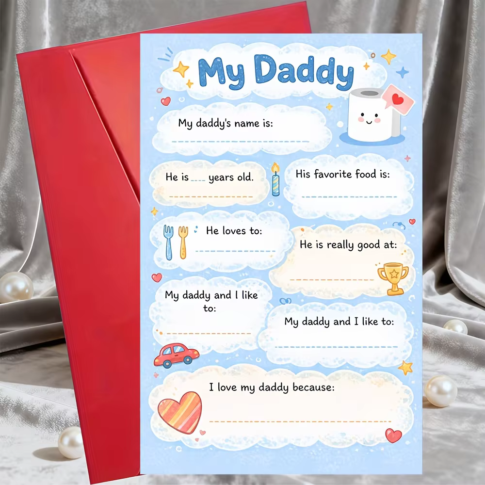 Un beau cadeau commémoratif de la part de la famille pour le père, idéal pour la fête des pères et l