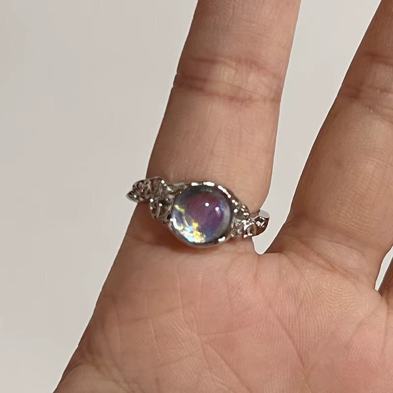 Bague ouverte CZ pour femmes, bague de luxe en forme de cœur d'amour pour fête d'anniversaire de mar
