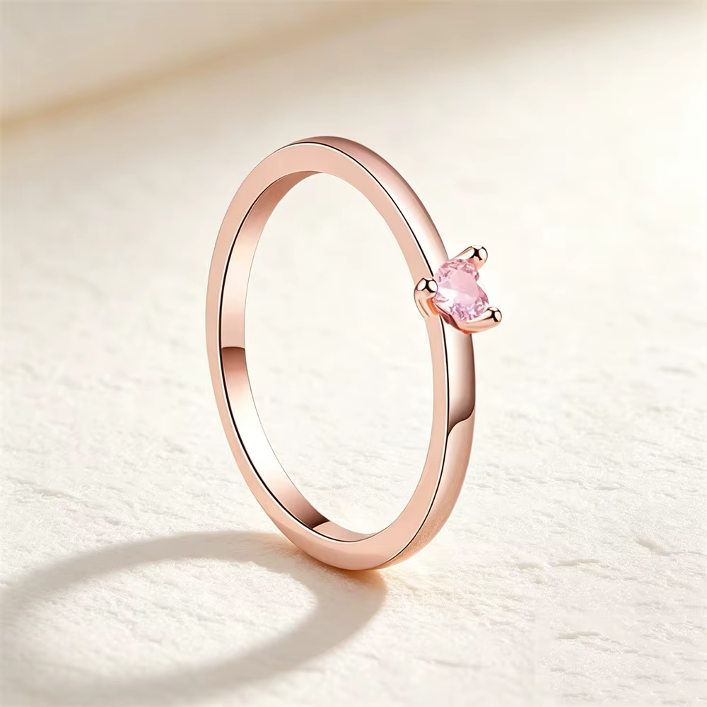 Nouvelle bague en argent 925, motif papillon, cœur, fleur bleue, cristal, bijoux de luxe européens p