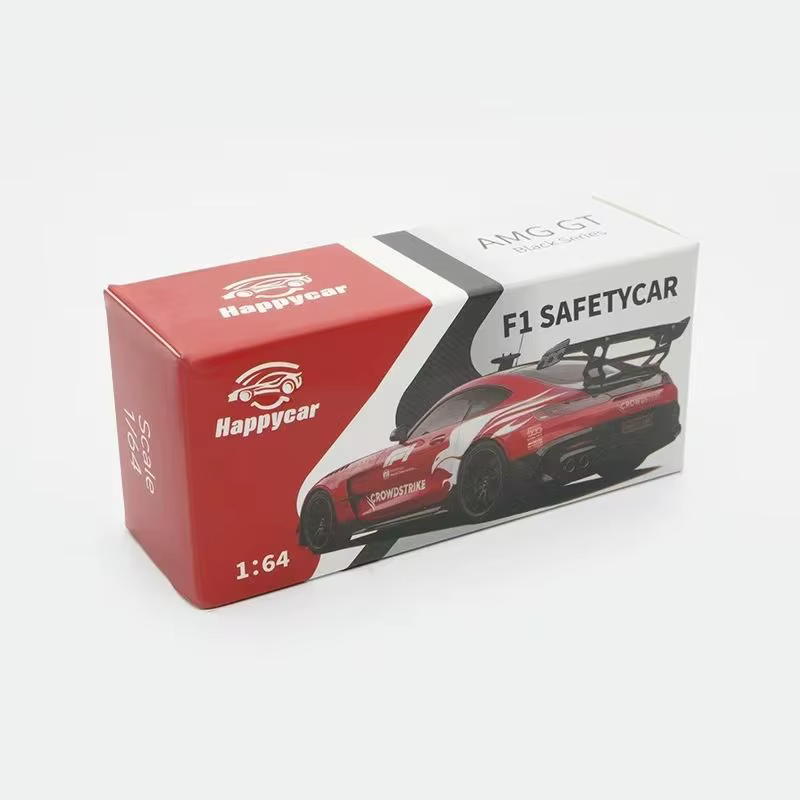 Modèle de voiture en alliage HappyCar HC 1:64 Mercedes AMG GT Black Series
