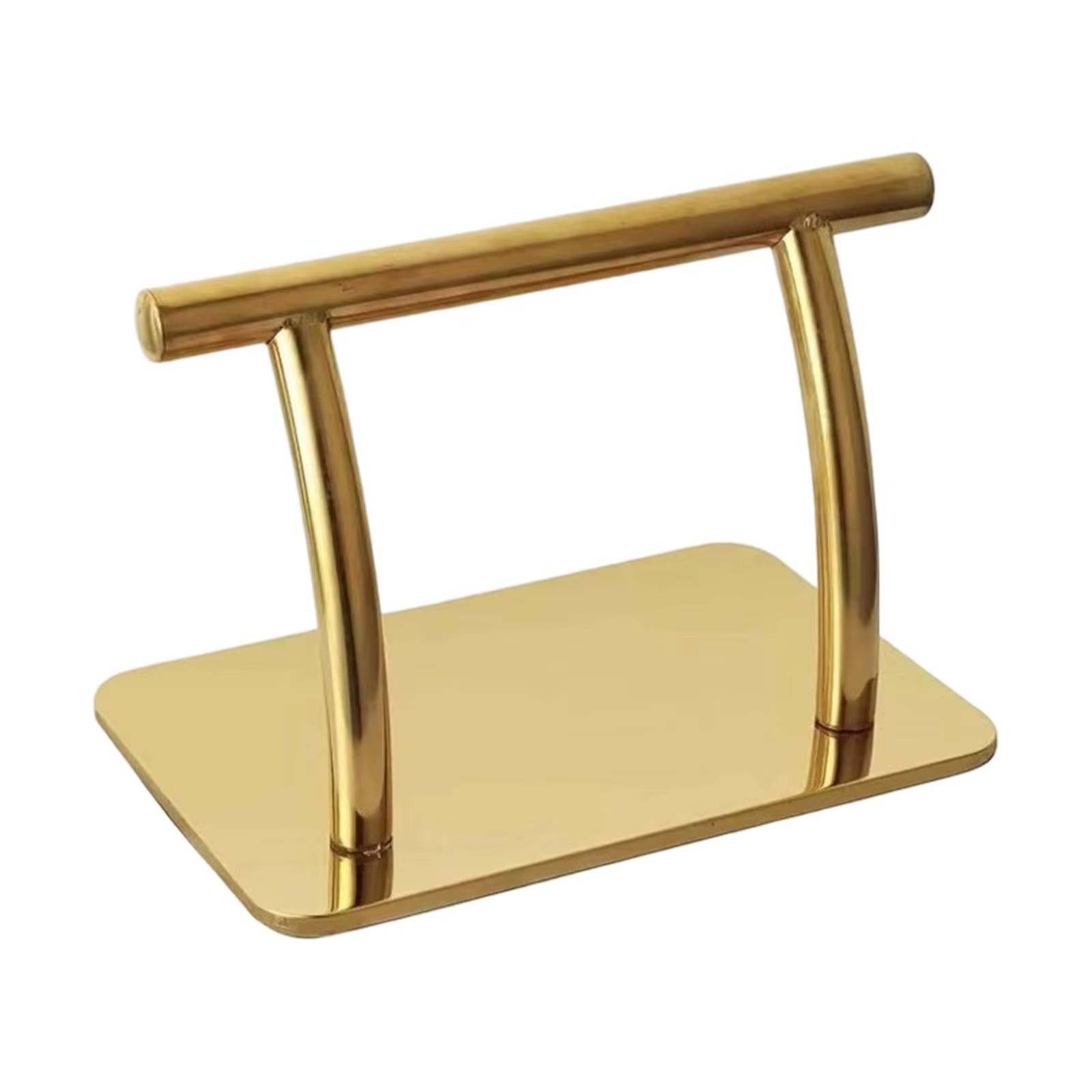 Repose-pieds pour chaise de Salon, sol en métal doré, mobile, robuste, ergonomique, pédale pour salo