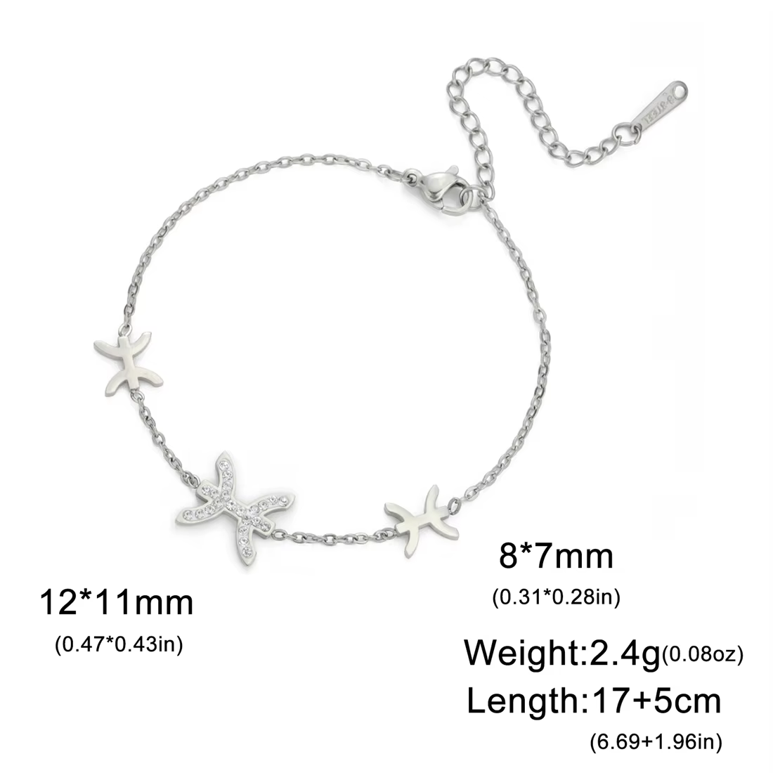 EUEAVAN Bracelet africain berbère en strass pour femmes et hommes, en acier inoxydable, style kabyle